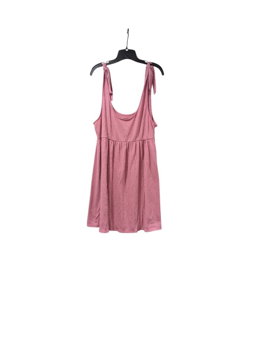 Wild Fable Plus Size Pink Tie Strap Babydoll Mini Dress Romantic Feminine Sz XXL